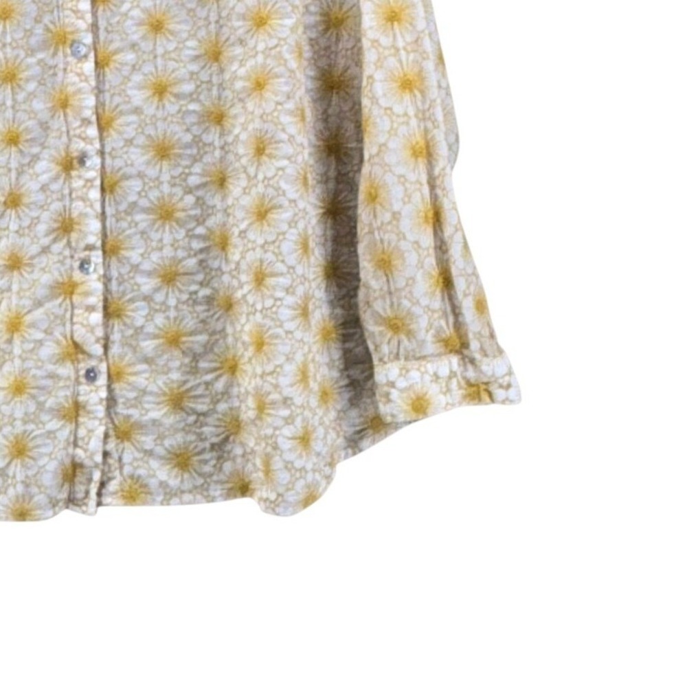 J Jill Button Up Yellow XL - Picture 5 of 14